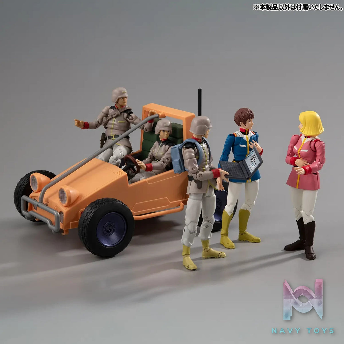 Megahouse – G.M.G. COLLECTION EX Mobile Suit Gundam White Base Bridge Communications Officer Desk Set (Licensed)