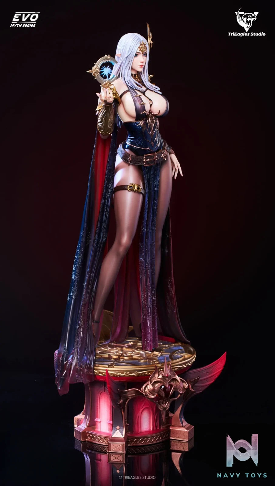 TriEagles Studio – EVO Myth Series Astral Dark Elf Ayla 1/4 Statue (Licensed)