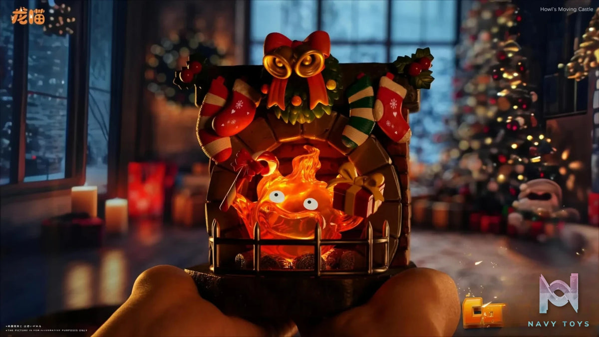 Long Miao Studio – Christmas Calcifer Howl’s Moving Castle