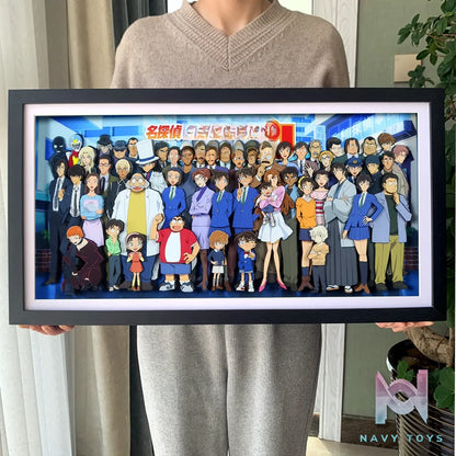 KALA HOME Studio – Detective Conan Multiple Characters #04 3D Decorative Painting Detective Conan