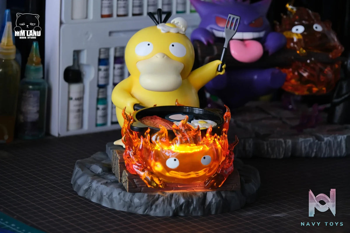 MMLAND Studio – Psyduck X Calcifer Pokémon X Howl’s Moving Castle