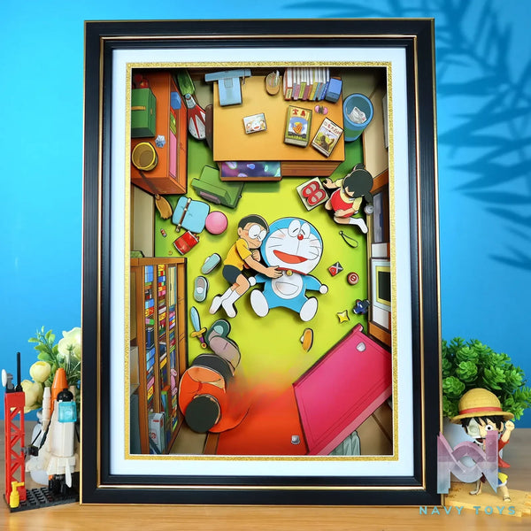KALA HOME Studio – Doraemon Multiple Characters #04 3D Decorative Painting Doraemon