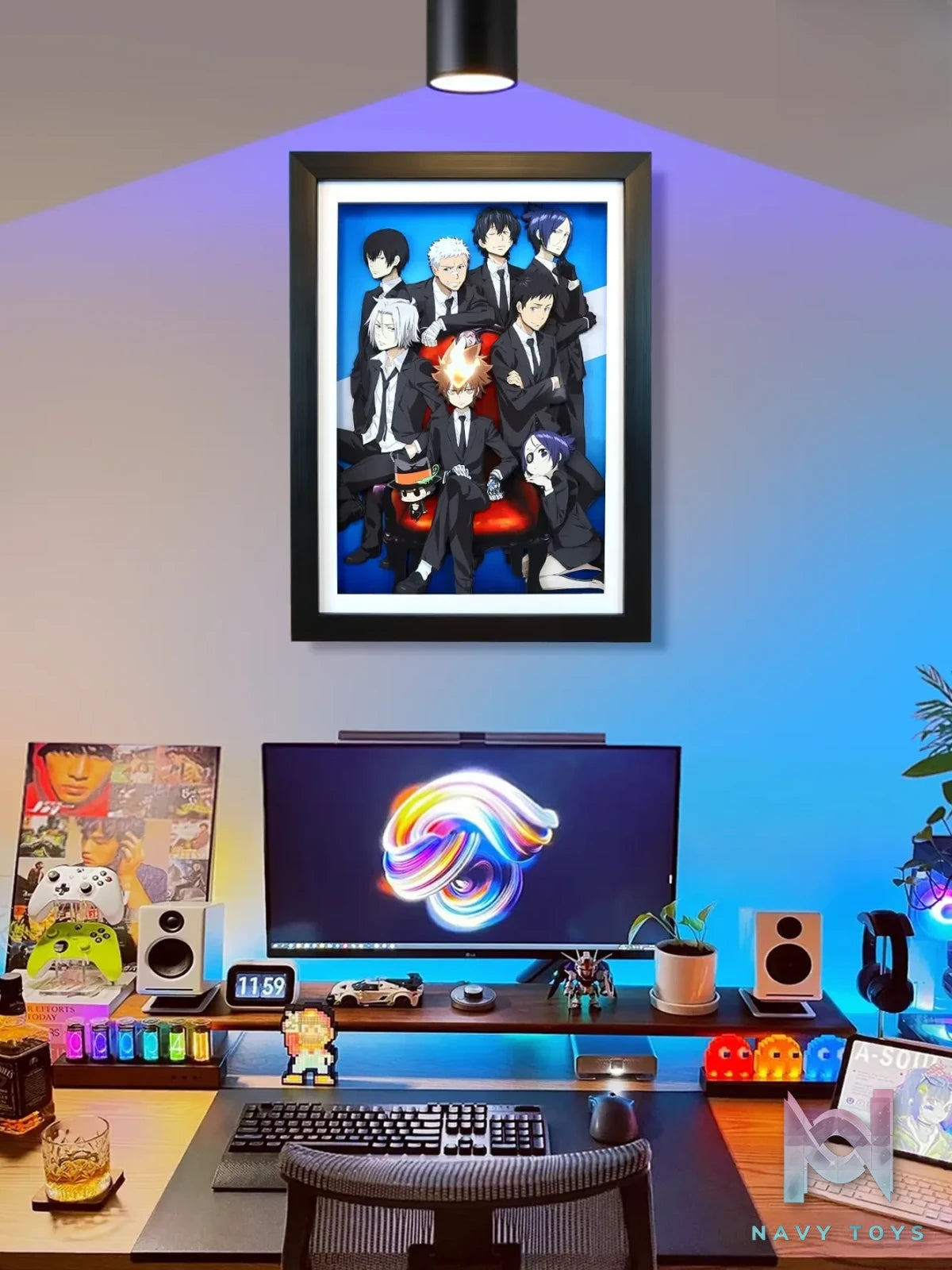 KALA HOME Studio – Katekyo Hitman Reborn! Multiple Characters #01 3D Decorative Painting Katekyo Hitman Reborn!