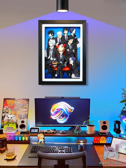 KALA HOME Studio – Katekyo Hitman Reborn! Multiple Characters #01 3D Decorative Painting Katekyo Hitman Reborn!