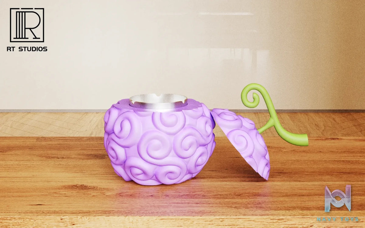 RT Studio – One Piece Devil Fruit Ashtray Series – Flame-Flame Fruit Ashtray, Gum-Gum Fruit Ashtray