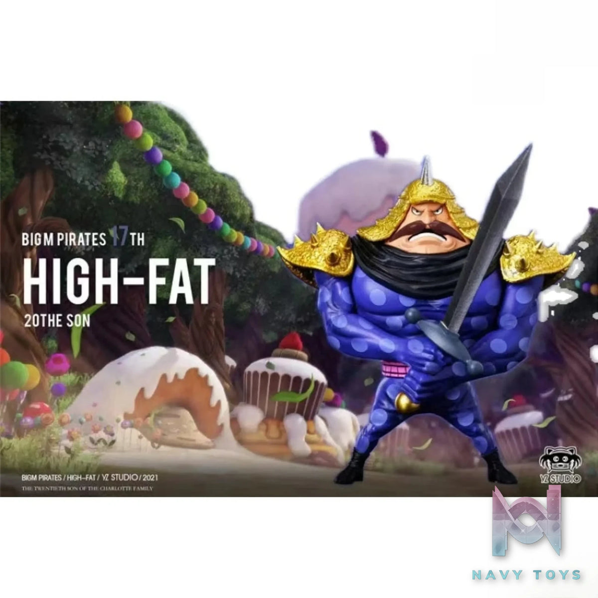 YZ Studio – One Piece Big Mom Pirates Charlotter High-Fat