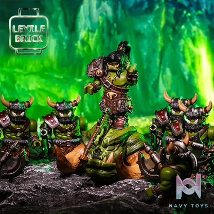 LEYILEBRICK Studio – Grommash & Mannoroth (stand) & Gorehowl (full custom body) LYLSP016