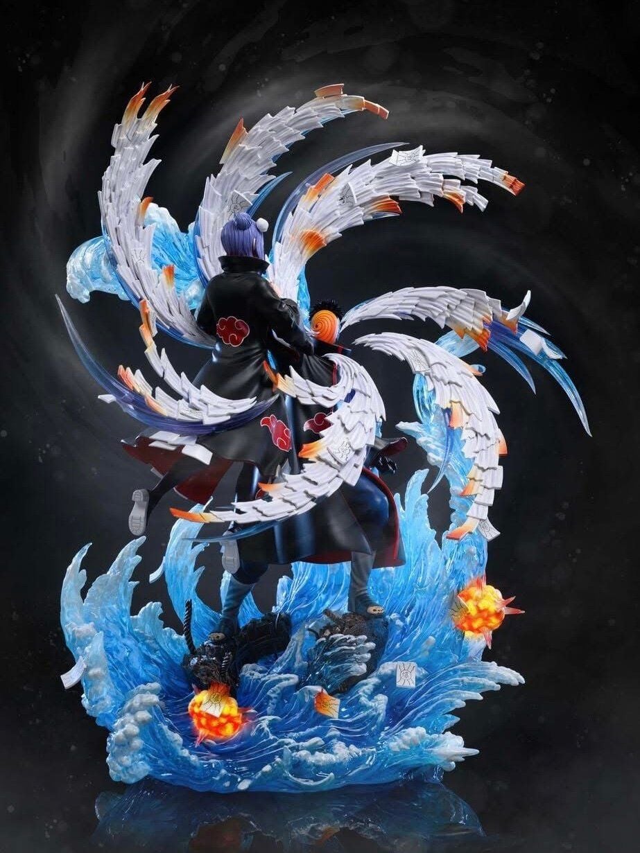 Tobi vs Konan - Naruto - RanDian Studio resin statue randian studio anime figure