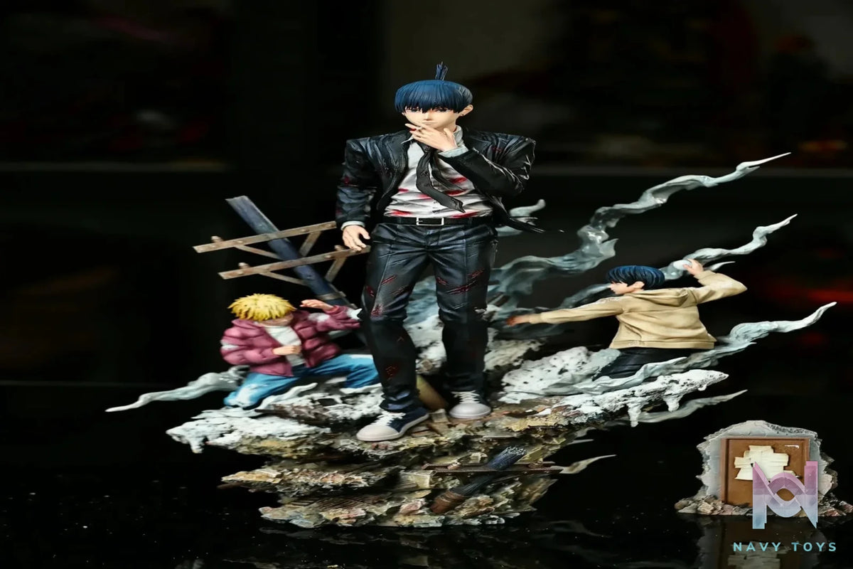 Rain Studio - Chainsaw Man Gun Devil Aki Hayakawa resin statue Navy Toys anime figure