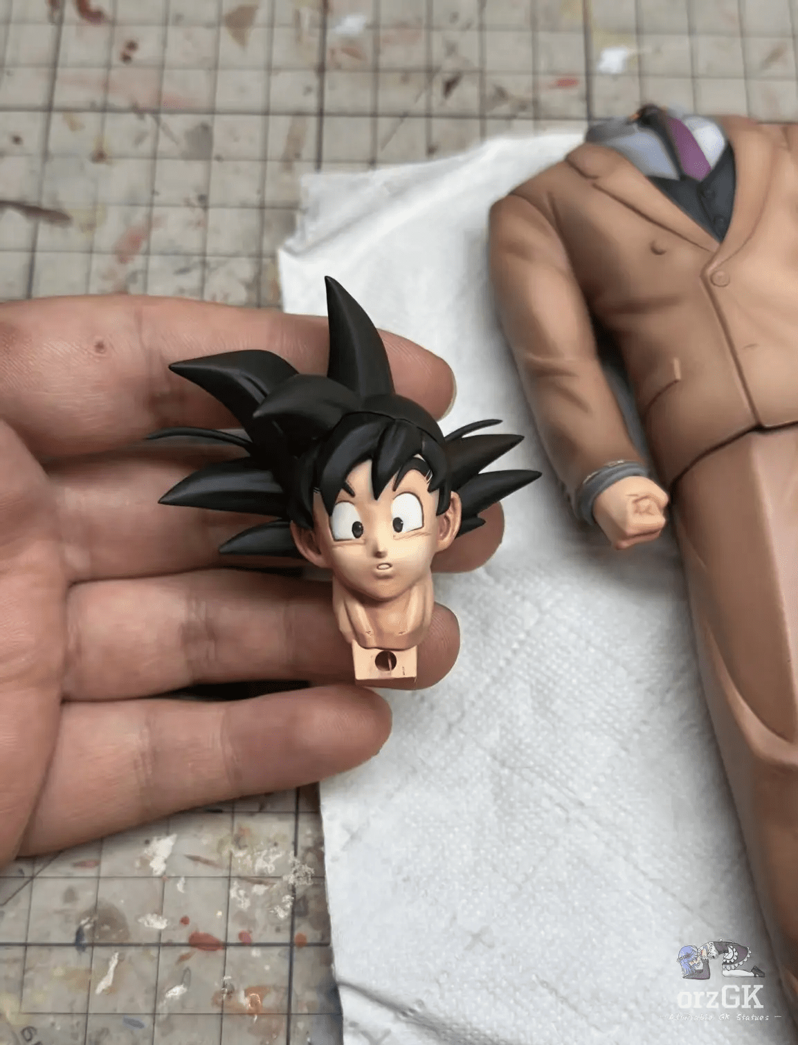 KAMI Studio - Son Goku Suit Dragon Ball resin statue Navy Toys anime figure