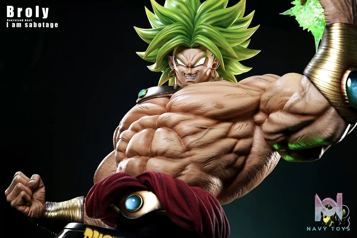 2% Studio - Dragon Ball Broly Bust resin statue Navy Toys anime figure
