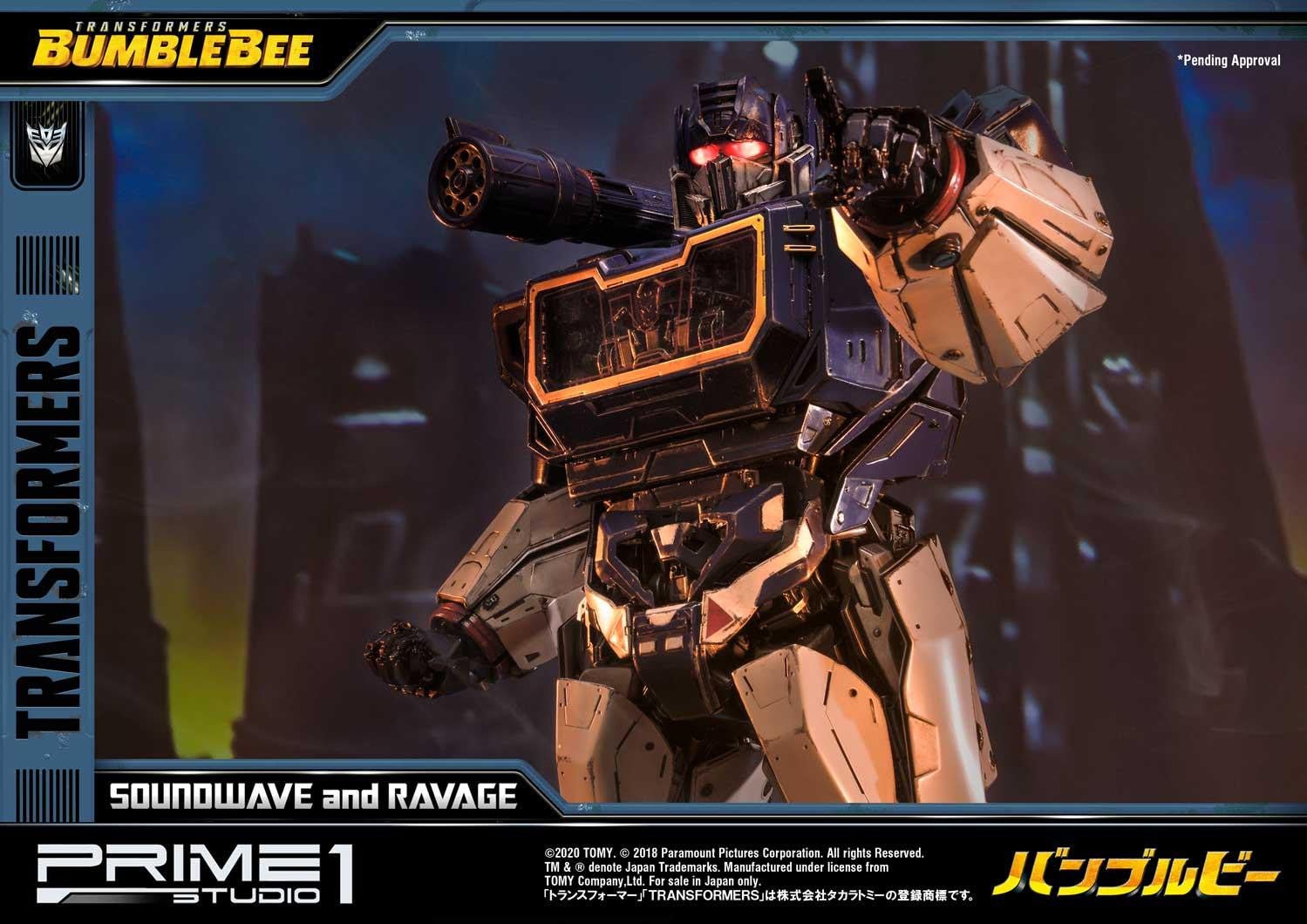SOUNDWAVE RAVAGE(Liên Hệ) resin statue prime 1 studio anime figure