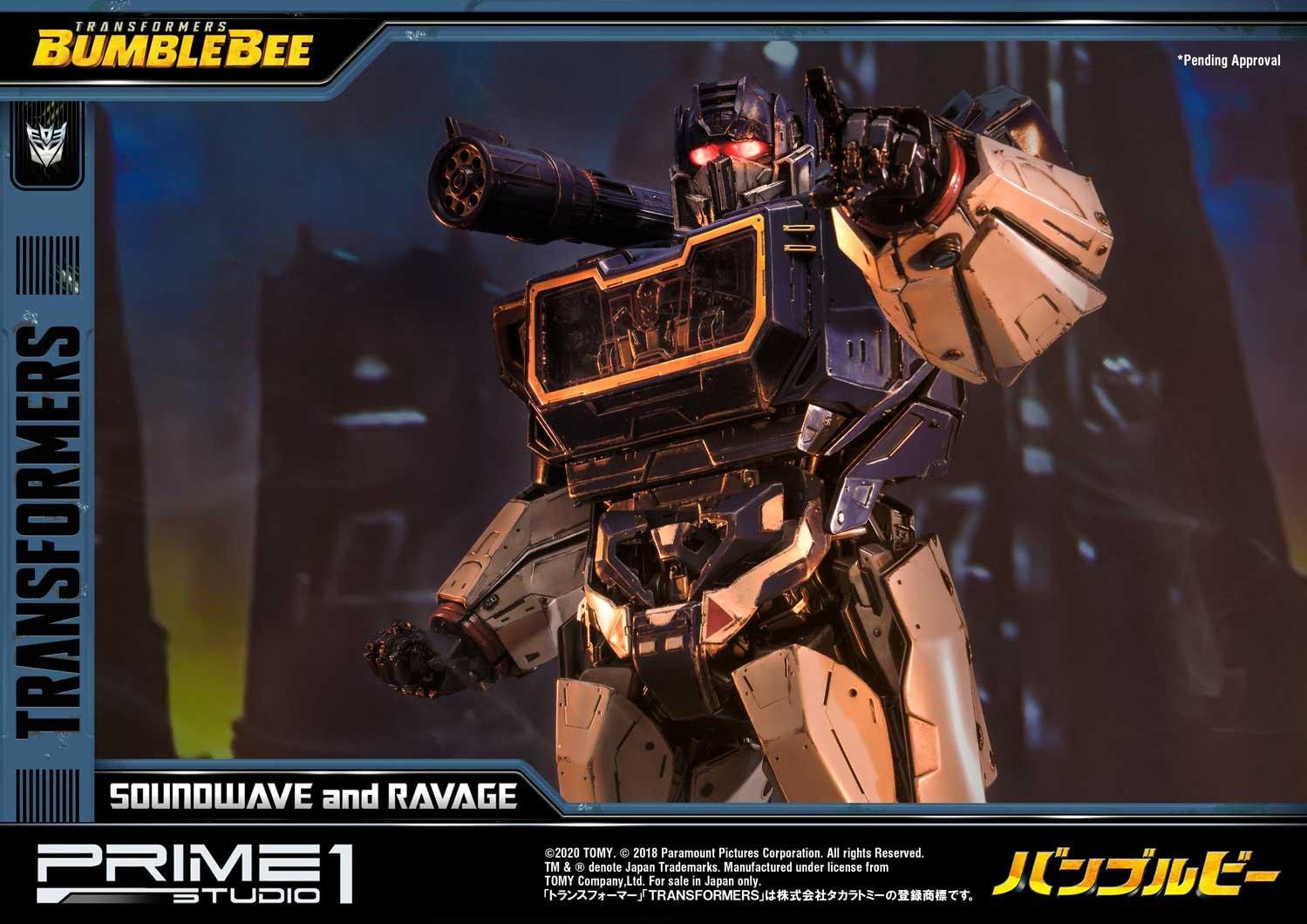 SOUNDWAVE RAVAGE(Liên Hệ) resin statue Prime1 studio anime figure