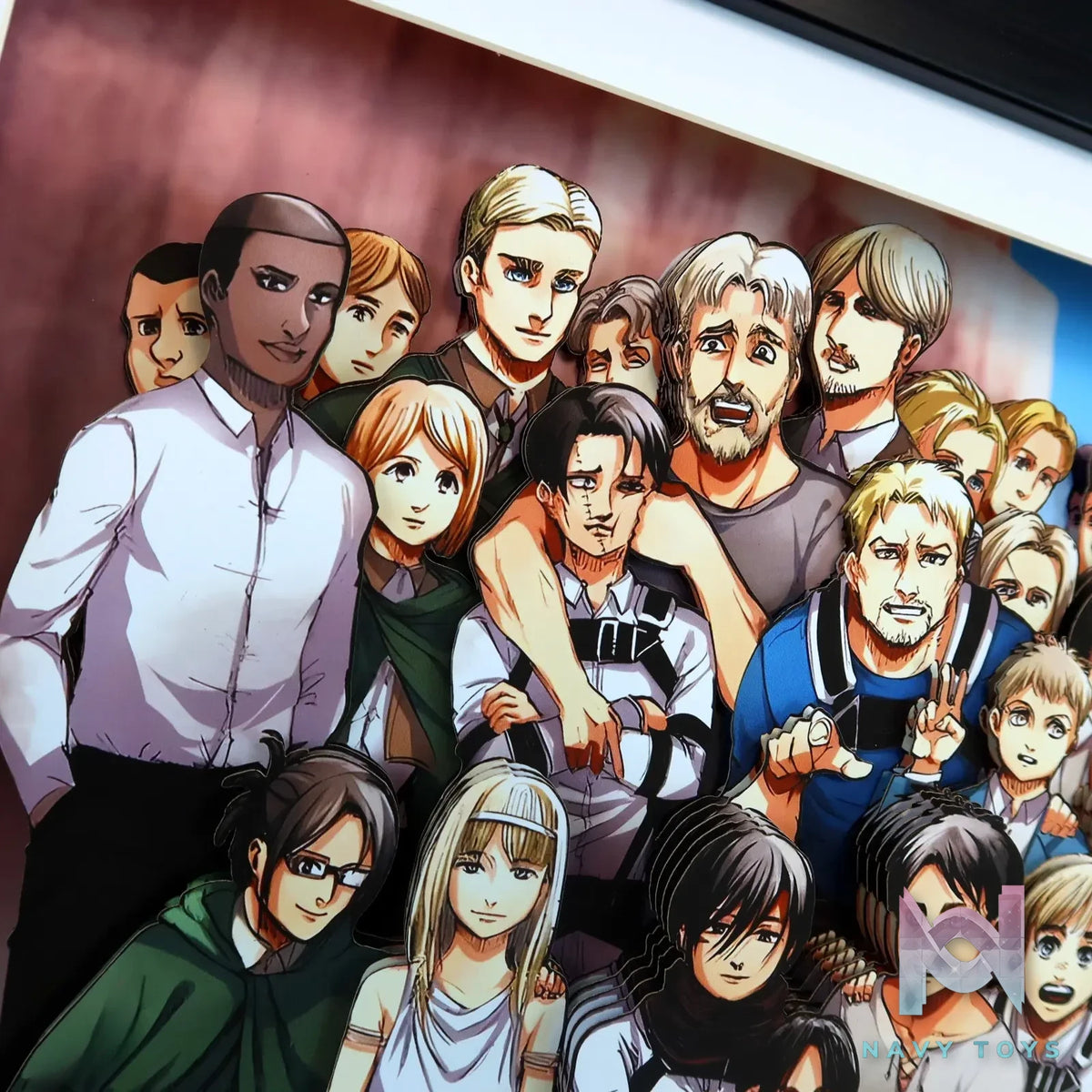 KALA HOME Studio – Attack on Titan Multiple Characters #03 Titan 3D Decorative Painting Attack on Titan
