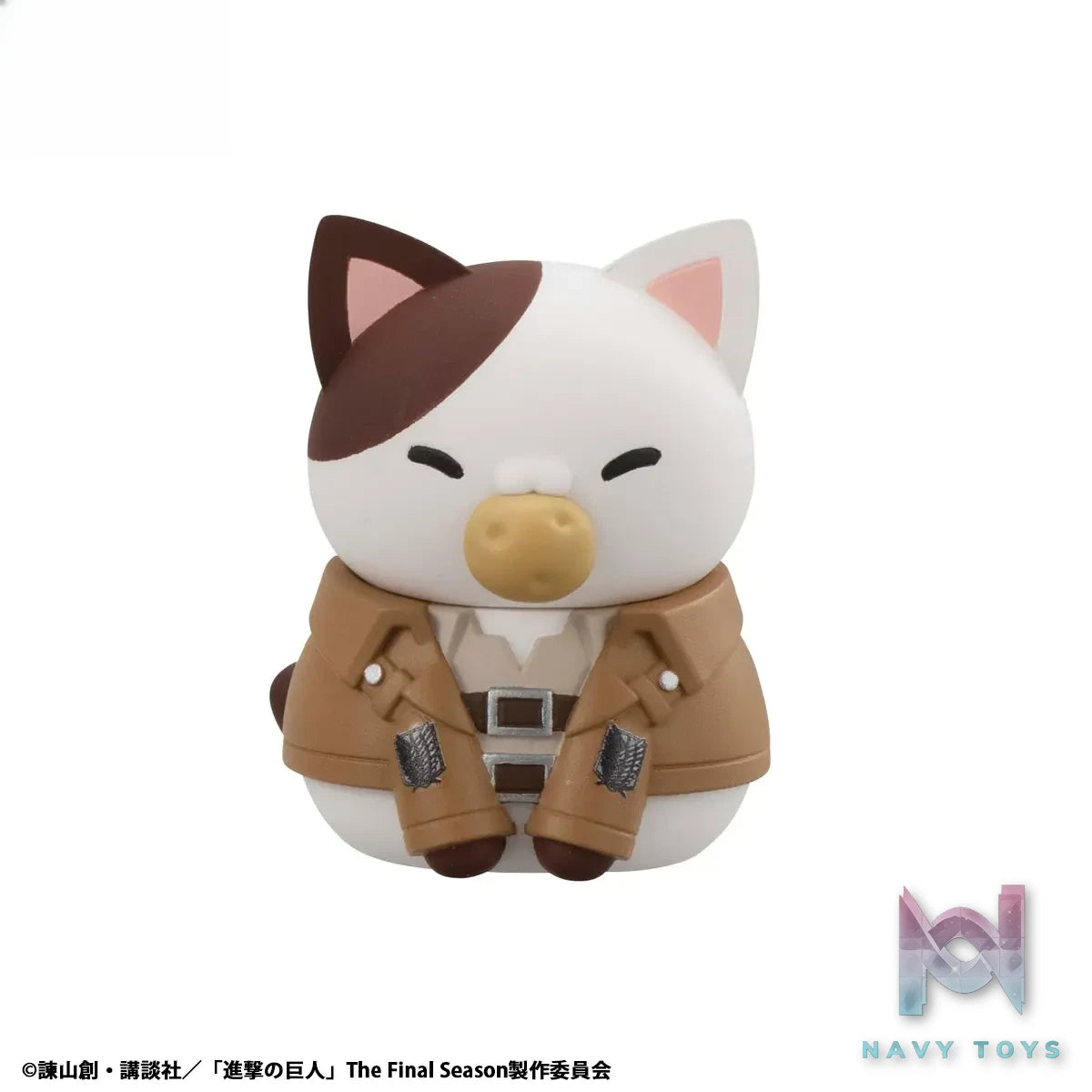 Megahouse – MEGA CAT PROJECT Attack on Titan Shingeki no Nyanko Survey Corps Group danyan! 8Pack BOX (Licensed)