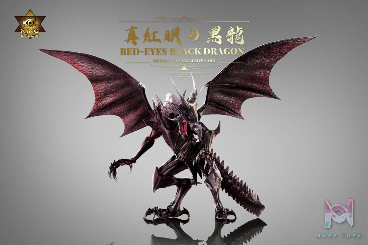 KING Studio – Yu-Gi-Oh Blue-Eyes White Dragon & Red-Eyes Black Dragon