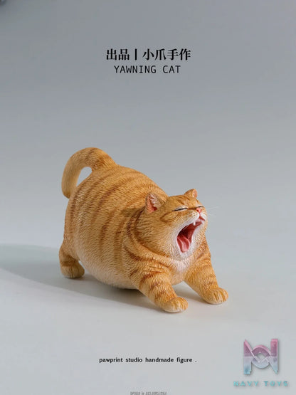 Pawprint Studio X Double One – 8cm Yawning Cat Figure (Licensed)