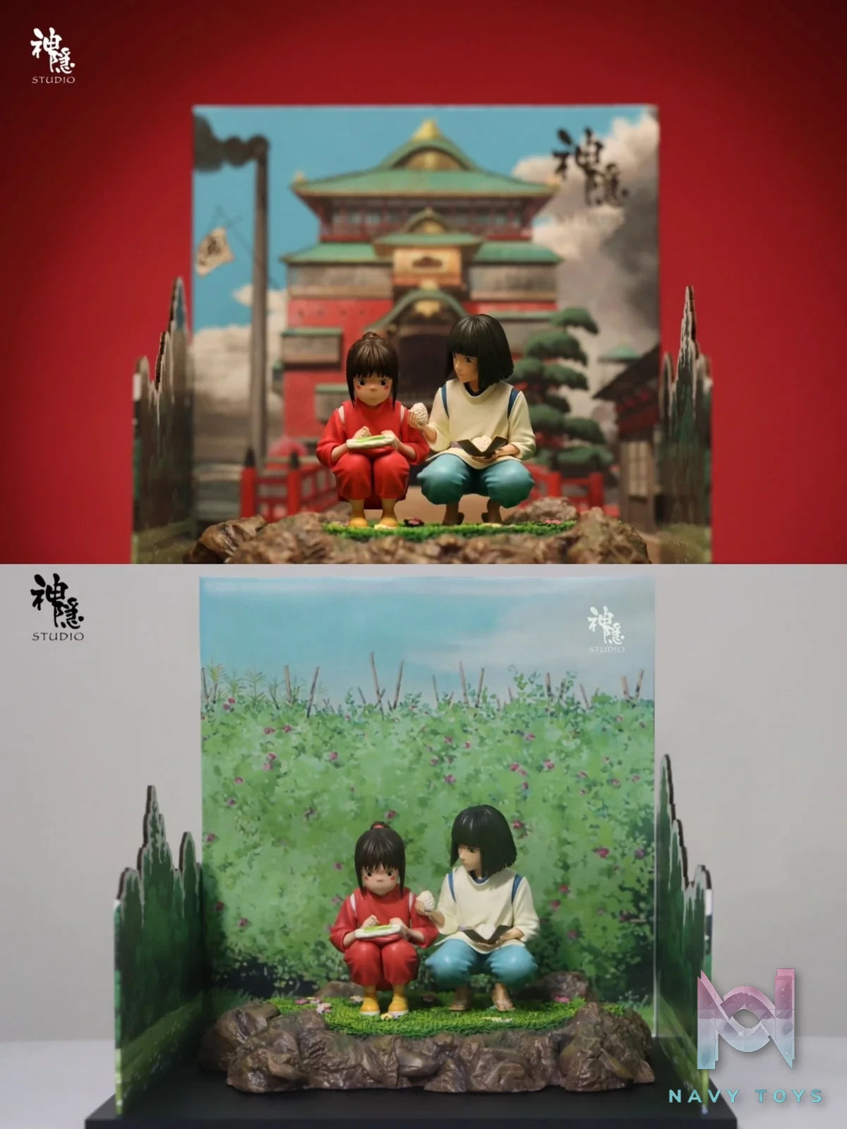 Haku & Chihiro - Spirited Away - ShenYin Studio resin statue shenyin studio anime figure