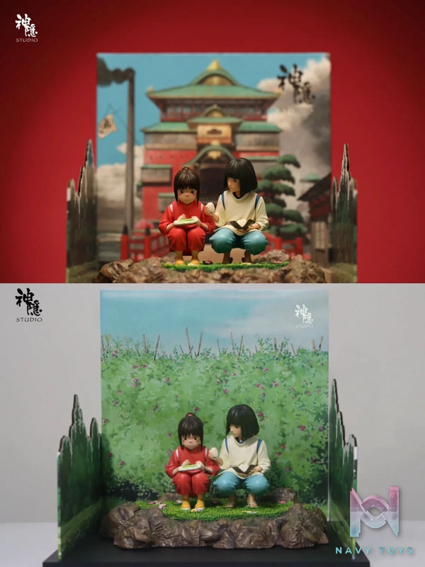 Haku & Chihiro - Spirited Away - ShenYin Studio resin statue shenyin studio anime figure