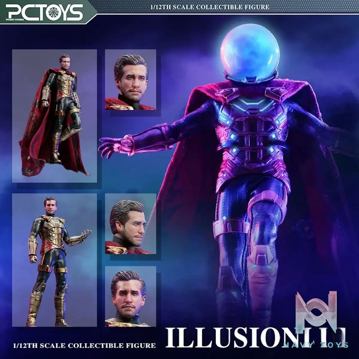 PCTOYS Studio – 1/12 Mysterio Standard Edition & Deluxe Edition PC030A PC030B