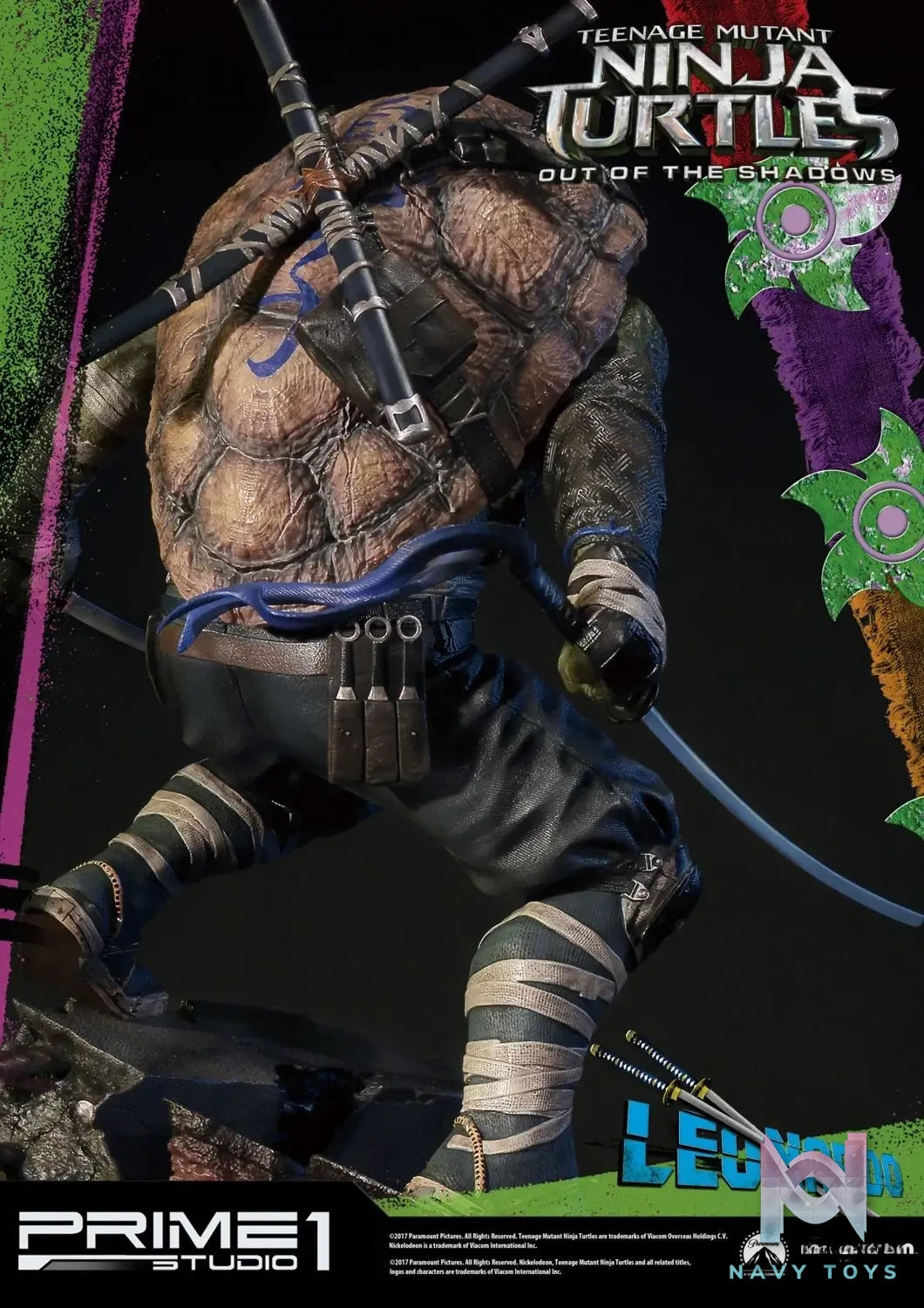 Prime 1 Studio – Premium Masterline Teenage Mutant Ninja Turtles: Out of the Shadows (Film) Leonardo PMTMNT-04 (Licensed)