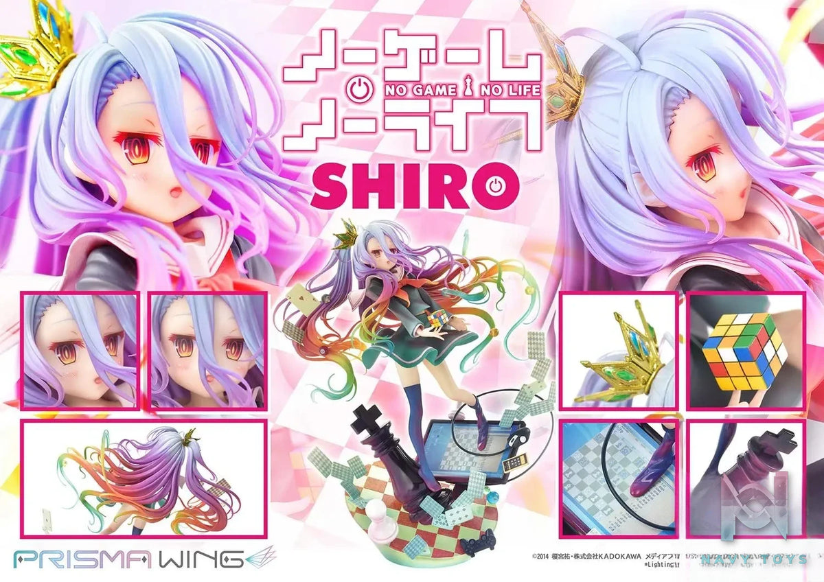 Prime 1 Studio & PRISMA WING Collection – NO GAME NO LIFE Shiro PWNGNL-01P (Licensed)