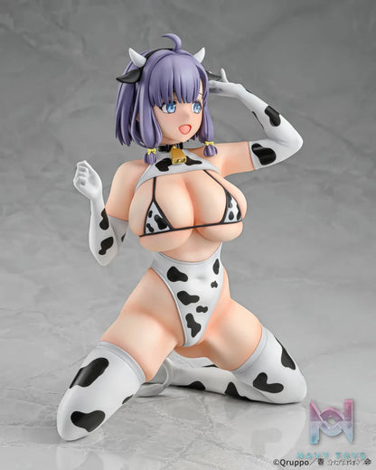 Q-six – Nukitashi THE ANIMATION Misaki Hotori Cow Pattern Costume 1/5 Complete Figure (Licensed)
