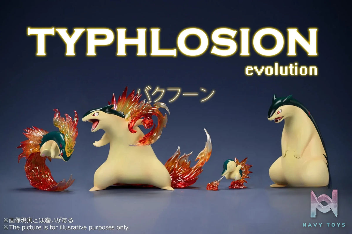 MG Studio – Pokémon Cyndaquil & Quilava & Typhlosion