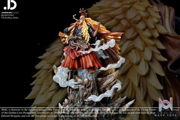 JIAO DIAN Studio - One Piece POP Series BOSS Chapter 1 Shiki resin statue Navy Toys anime figure