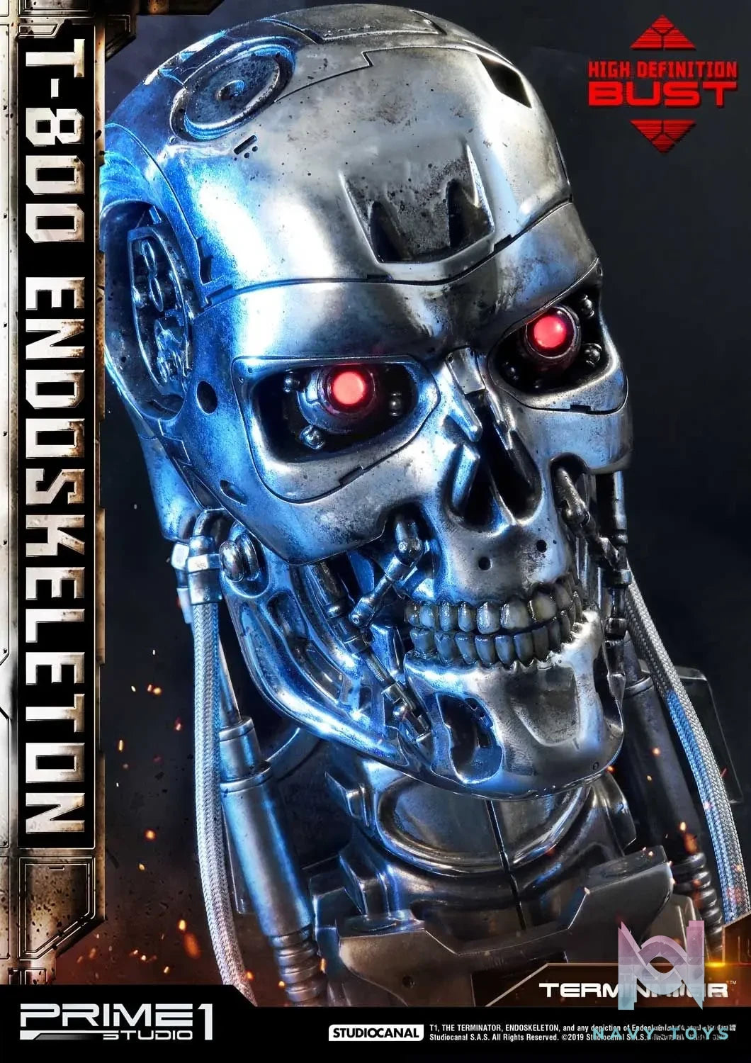 Prime 1 Studio – High Definition Bust The Terminator (Film) T-800 Endoskeleton Head HDBT1-01 (Licensed)