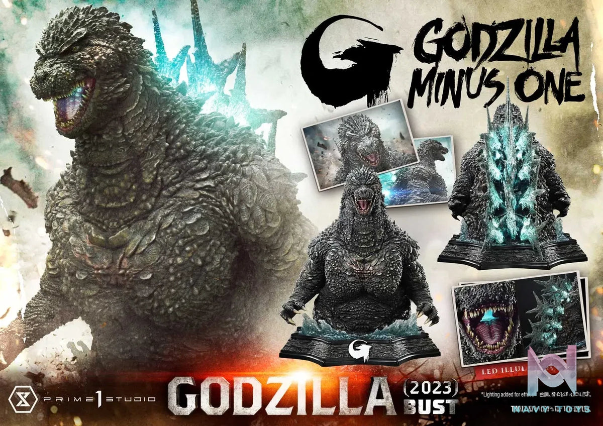 Prime 1 Studio – Life Size Bust GODZILLA MINUS ONE (Film) Godzilla (2023) LSGMO-01 LSGMO-01S (Licensed)