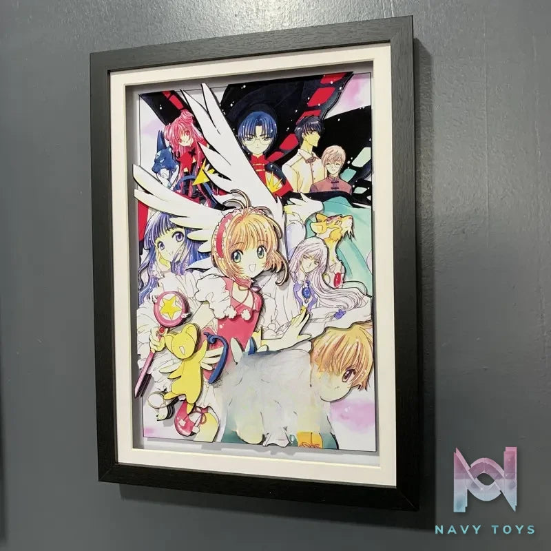 KALA HOME Studio – Cardcaptor Sakura Multiple Characters #01 3D Decorative Painting Cardcaptor Sakura