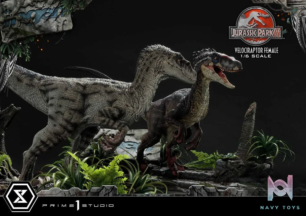 Prime 1 Studio – Legacy Museum Collection Jurassic Park III (Film) Velociraptor Female LMCJP-11 LMCJP-11S (Licensed)