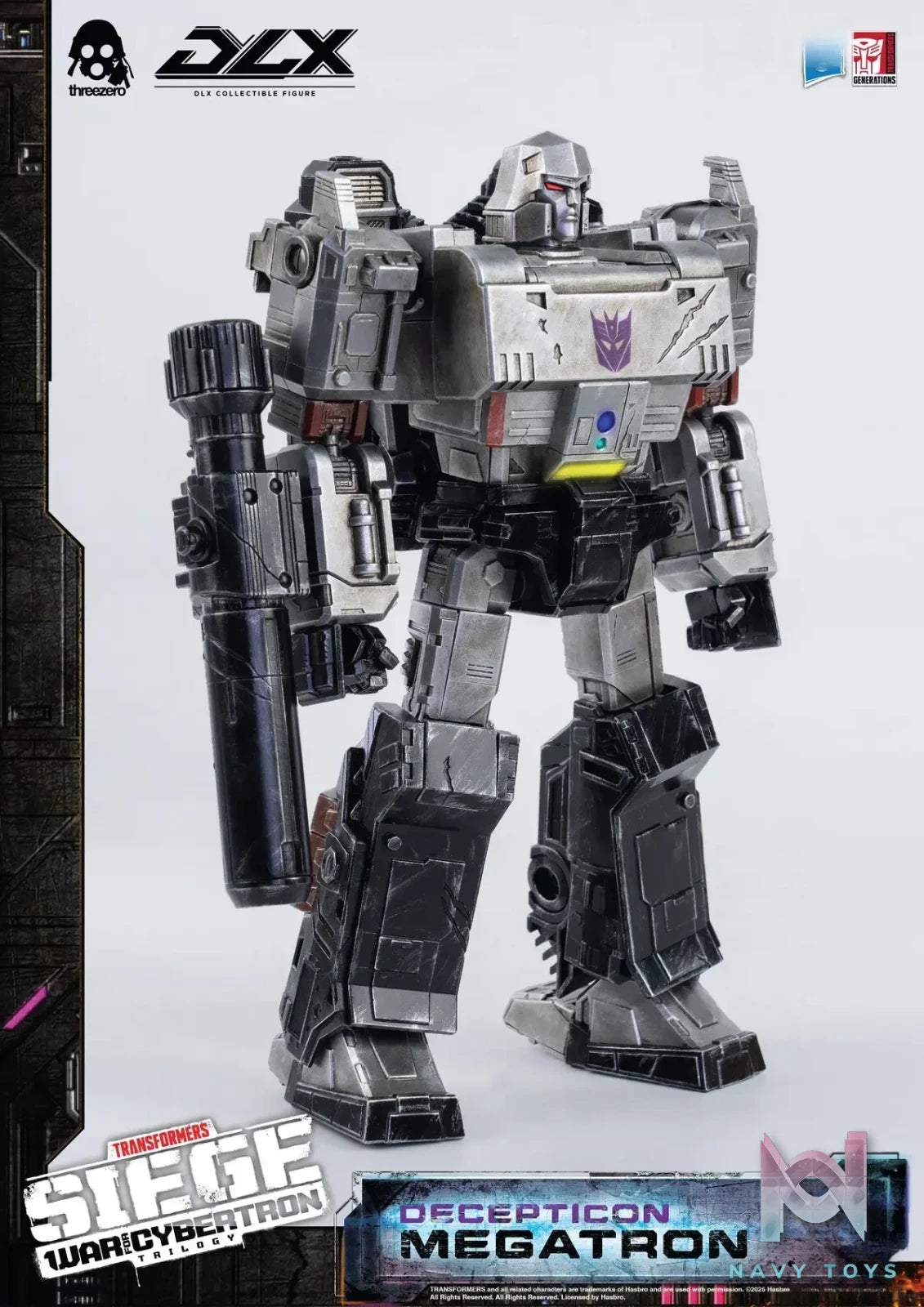 Threezero – Transformers: War for Cybertron DLX 10-inch Megatron (Licensed)