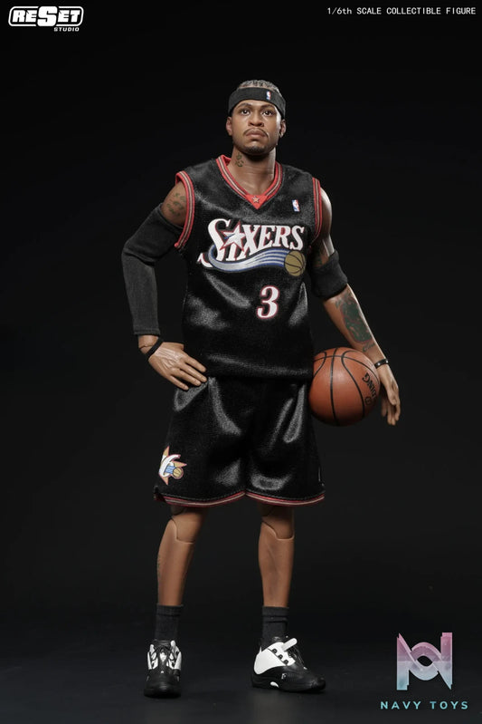 ReSet Studio – 1/6 Scale Peak Era Iverson Memorial Edition Action Figure NBA