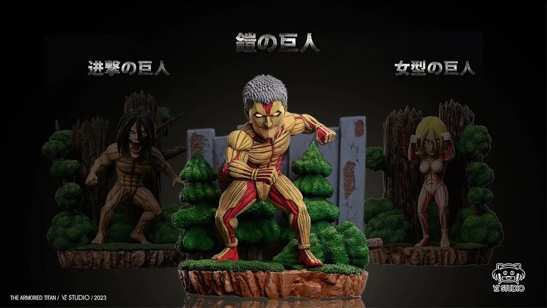 Armored Titan - Attack On Titan - YZ Studio resin statue yz studio anime figure