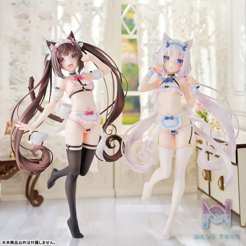 Orchid Seed – Nekopara Vanilla X Chocola Micro Bikini Maid 1/5.5 Complete Figure (Licensed)
