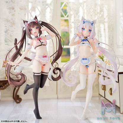 Orchid Seed – Nekopara Vanilla X Chocola Micro Bikini Maid 1/5.5 Complete Figure (Licensed)