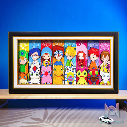 Yu Zhi Jiang Studio – Digimon Multiple Characters Series #3 3D Decorative Painting Digimon