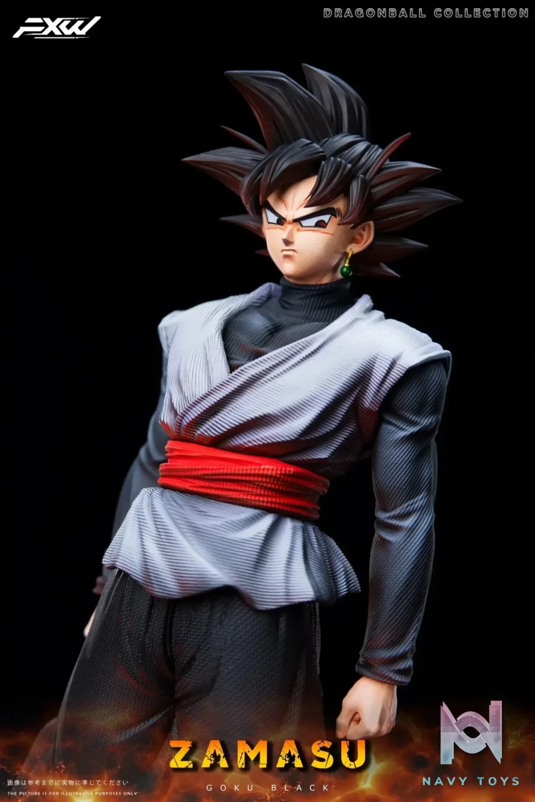 Goku Black - Dragon Ball - FXW Studio resin statue Navy Toys anime figure