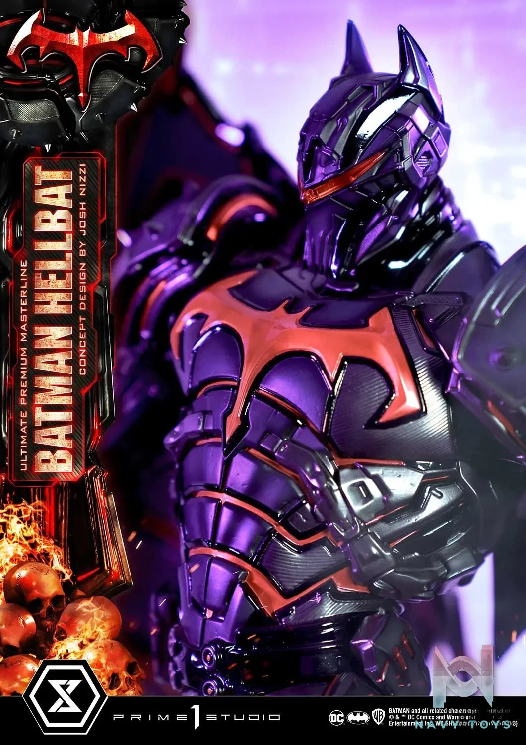 Prime 1 Studio – Ultimate Premium Masterline Batman (Comics) Batman Hellbat Concept Design by Josh Nizzi UPMDC-06 UPMDC-06DX UPMDC-06DXS (Licensed)