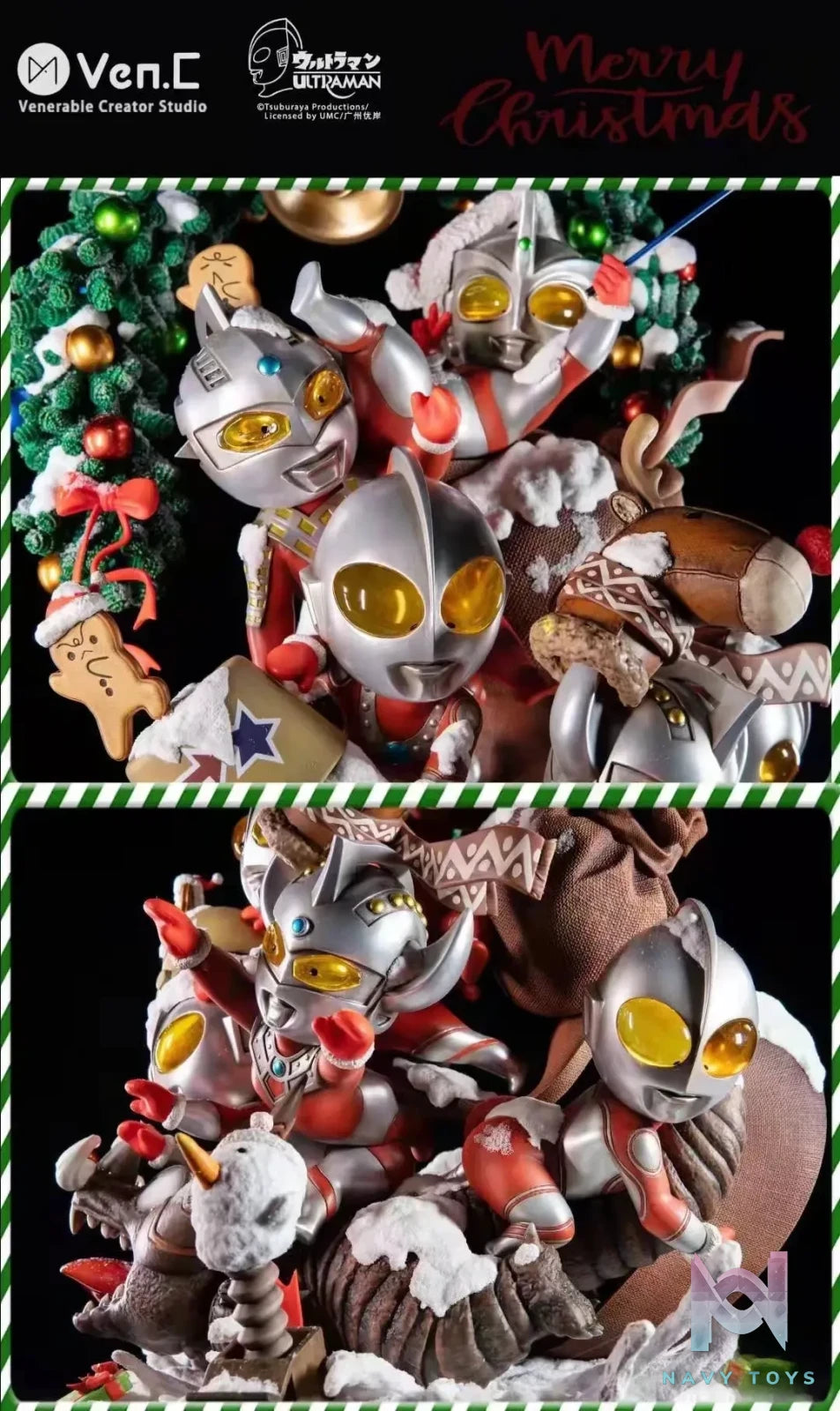 Ven.C Studio – Ultraman Six Brothers Christmas Stacking Fun (Licensed)
