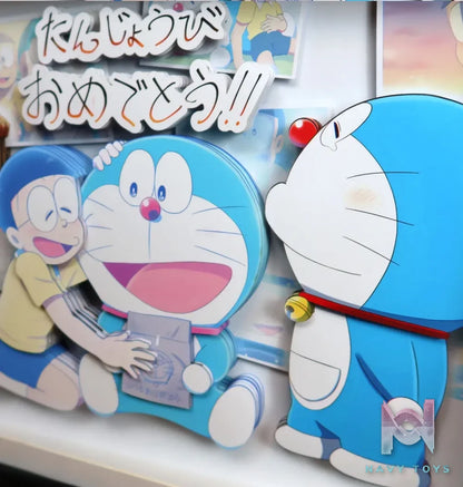 KALA HOME Studio – Doraemon X Nobita Nobi 3D Decorative Painting Doraemon