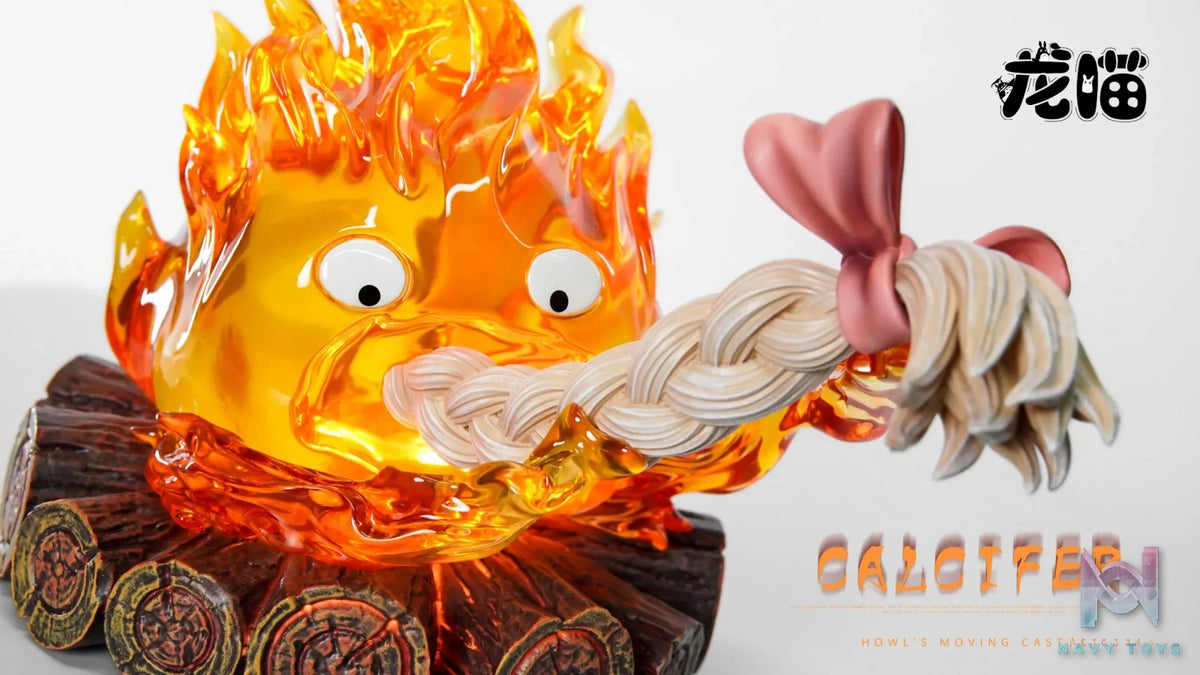 Long Miao Studio – Howl’s Moving Castle Calcifer eating hair