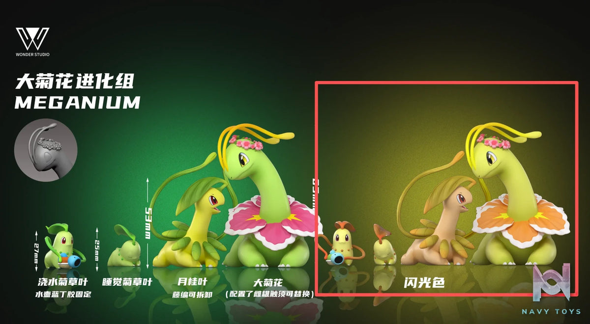 Wonder Studio – Meganium Evolution Set Pokémon