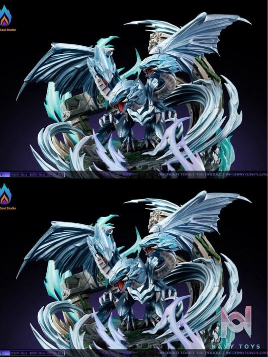 Blue Eyes Ultimate Dragon - Yu - Gi - Oh! - Duel Soul Studio resin statue Duel Sould Studio anime figure