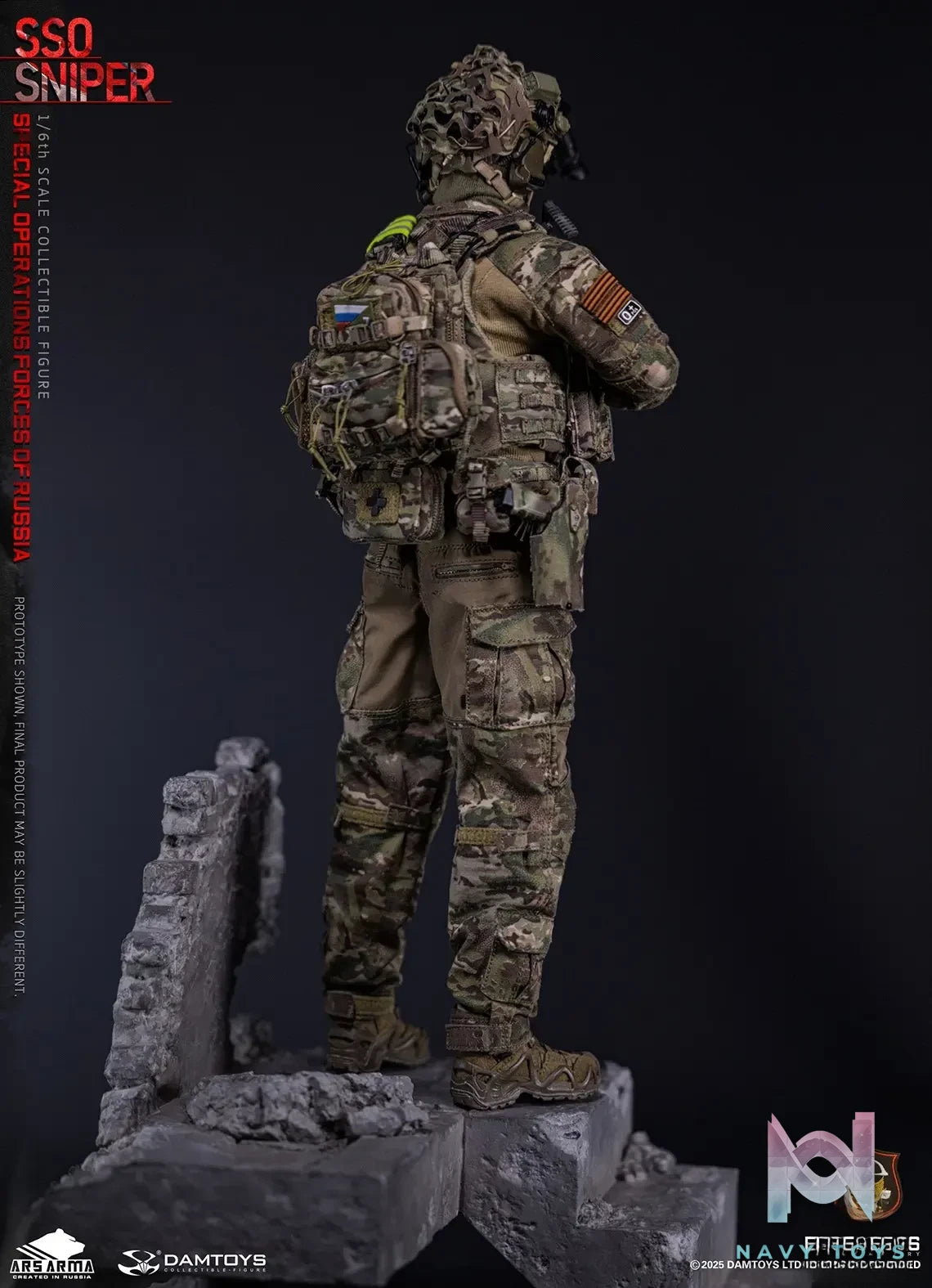 DAMTOYS – 1/6 Scale Russian Federation SSO Special Forces Sniper Item No. 78108 (Licensed)