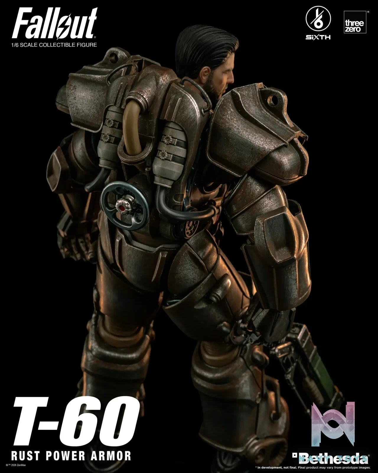 Threezero – Fallout 1/6 T-60 Rust Power Armor 3Z10050W0 (Licensed)