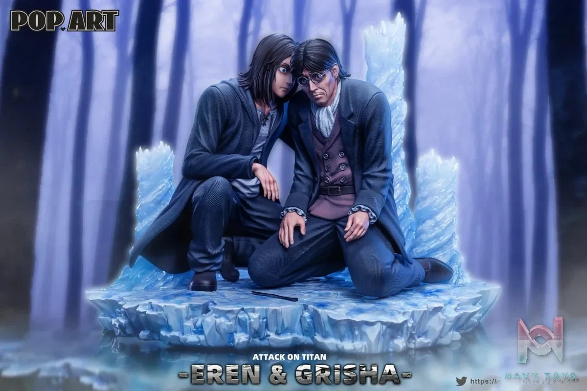 POP.ART Studio - Eren X Grisha Attack on Titan resin statue Navy Toys anime figure