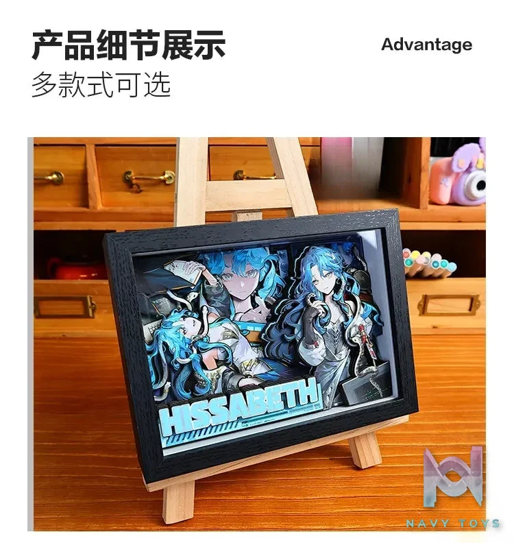 Yu Zhi Jiang Studio – Hissabeth X Sonetto 3D Decorative Painting Reverse: 1999